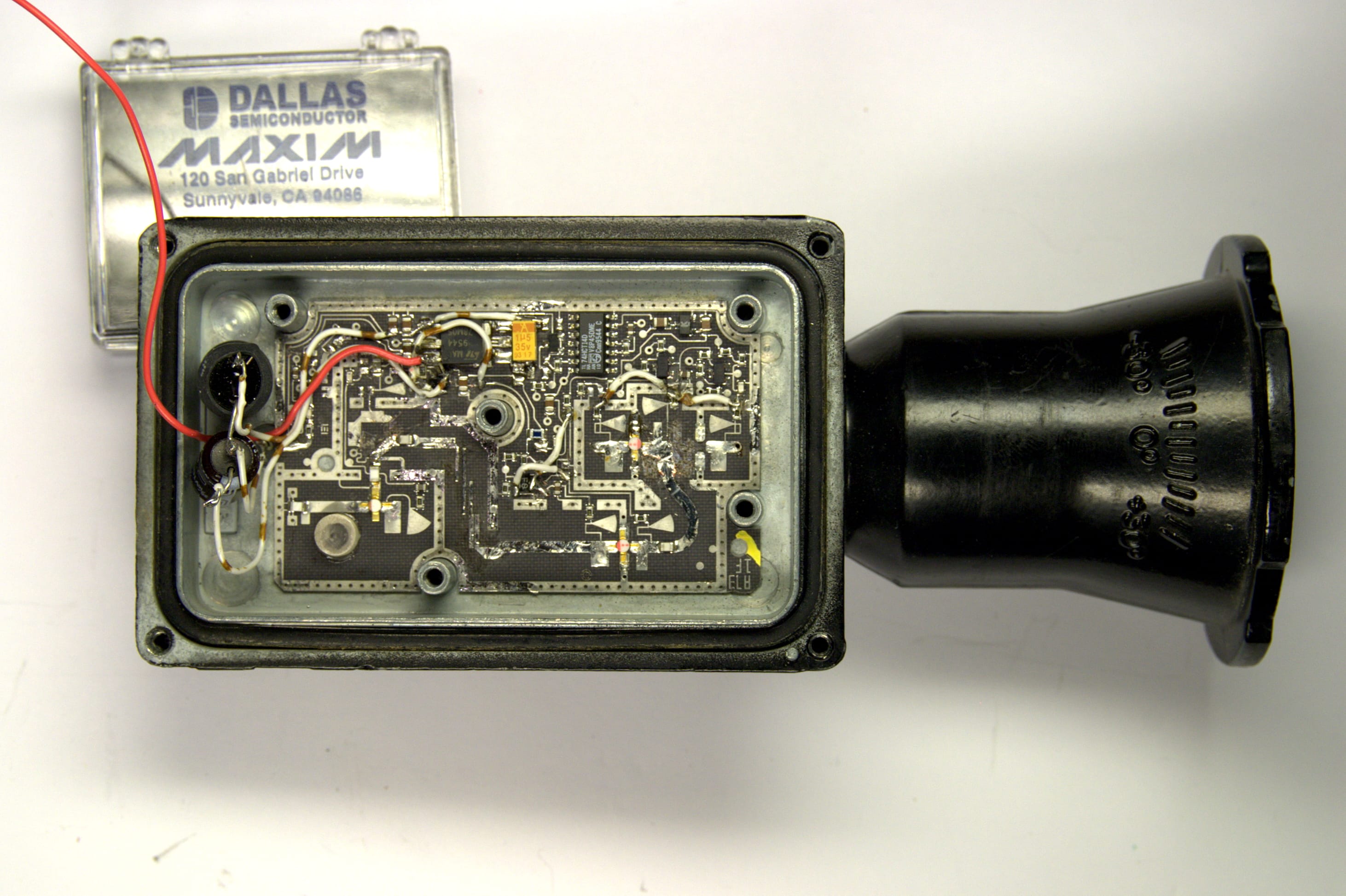 10 GHz FM trial setup with satellite LNB